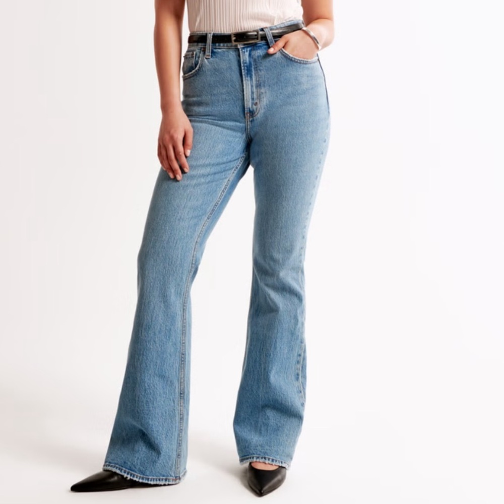 Abercrombie & Fitch Light Blue Flare Jeans